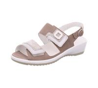 Waldläufer Bequeme Sandalen für Damen, beige, Größe 40 EU / 6,5 UK