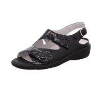 Waldläufer Bequeme Sandalen für Damen, schwarz, Größe 40 EU / 6,5 UK