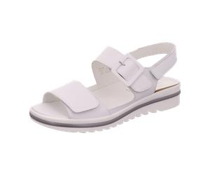Waldläufer Bequeme Sandalen für Damen, weiß, Größe 41 EU / 7,5 UK