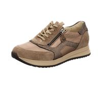 Waldläufer Bequeme Schnürschuhe für Damen, beige, Größe 38 EU / 5 UK