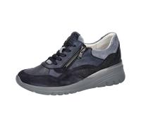 Waldläufer Bequeme Schnürschuhe für Damen, blau, Größe 42 ½ EU / 8,5 UK