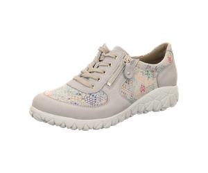 Waldläufer Bequeme Schnürschuhe für Damen, grau, Größe 39 EU / 6 UK