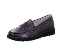 Waldläufer Bequeme Slipper für Damen, grau, Größe 42 ½ EU / 8,5 UK