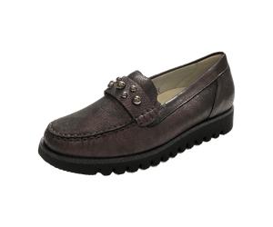 Waldläufer Bequeme Slipper für Damen, rot, Größe 36 EU / 3,5 UK