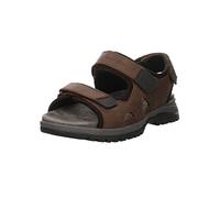 Waldläufer Crazy Horse Sandale Logoschriftzug Rauleder uni Herren Sandale Rauleder Klettverschluss