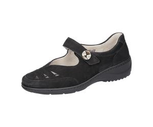 Waldläufer Da.Slipper Kya für Damen, schwarz, Größe 37 EU / 4 UK