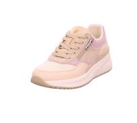 Waldläufer Low Sneaker H-mara Low Top 765001-100 Beige 271 Beige Leder Mit Eva & Herausnehmbar für Damen - 37