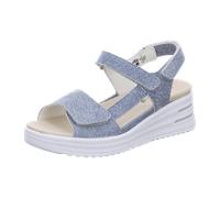 Waldläufer Damen Sandale für Damen, blau, Größe 38 EU / 5 UK