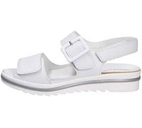 Waldläufer Hakura Damen Sandale in Weiß, Größe 5