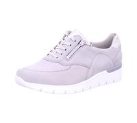 Waldläufer Damen Schnürhalbschuhe K-Ramona Schnürschuh Leder-/Textilkombination Freizeit Sport Schuhe Bedruckt Weite k lugina schwarz Lack Ramona Sneaker