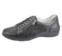 Waldläufer - Damen Schnürschuh Henni schwarz Schwarz - Gr. - UK 7½