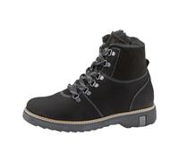 Waldläufer Damen-Schnürstiefel Hitomi Schwarz 3,5 UK - 36 EU