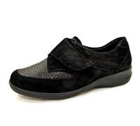Waldläufer Damen Slipper Schuhe Millu Halbschuh Leder-/Textilkombination Freizeit Elegant Slip-Ons Gemustert Weite m extraweit lugina millu