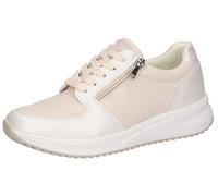 Waldläufer Low Sneaker H-mara Low Top 765h01-101 Creme 111 Perl Leder Mit Eva & Herausnehmbar für Damen - 40