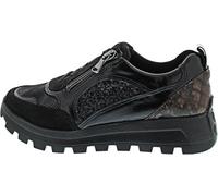 Waldläufer Damen Sneaker Low H-Ajala-Soft Schwarz/Moro