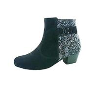 Waldläufer, Damen - Stiefelette, Käthe (schwarz Jeans, Numeric_39)
