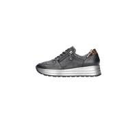 Waldläufer Damenschuhe Elegante Schnürer schwarz khaki schwarz khaki - Gr. - 3.5 UK