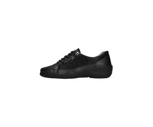 Waldläufer Damenschuhe Elegante Schnürer SCHWARZ SCHWARZ - Gr. - 39 EU | 5.5 UK
