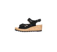 Waldläufer Damenschuhe Keilsandaletten SCHWARZ SCHWARZ - Gr. - 5.5 UK