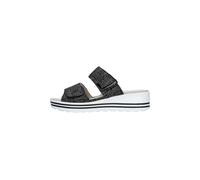 Waldläufer Damenschuhe Klassische Pantoletten SCHWARZ LS:WEISS SCHWARZ LS:WEISS - Gr. - 5 UK