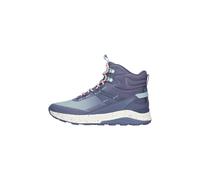 Trekkingschuh WALDLÄUFER "H-CHARLIE", Damen, Gr. 6,5, dunkelblau, zartgrün, Synthetik, Textil, Schuhe Trekkingschuh, Outdoorschuh, Schnürboots in veganer Verarbeitung, H-Weite (56978612-6,5) dunkelbla