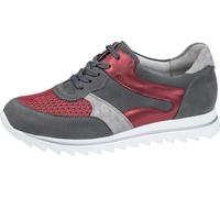 Waldläufer Damenschuhe Komfortschuhe BASALT ROT HELLGRAU BASALT ROT HELLGRAU - Gr. - 41.5 EU | 7.5 UK