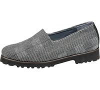 Waldläufer Damenschuhe Slipper / Trotteur GRAU SCHWARZ GRAU SCHWARZ - Gr. - 6 UK