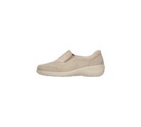 Waldläufer Kya Slipper 607504-191-094, Denver (Nubukleder), corda (beige), Weite K Beige Gr. 40 1/2