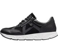 Waldläufer Damenschuhe Sportliche Schnürer SCHWARZ BLACK SCHWARZ BLACK - Gr. - 4.5 UK