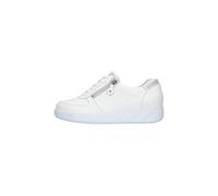 Waldläufer Damenschuhe Sportliche Schnürer weiß silber weiß silber - Gr. - 39 EU | 5.5 UK