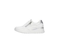 Waldläufer Damenschuhe Sportliche Schnürer weiss silber weiss silber - Gr. - 4 UK