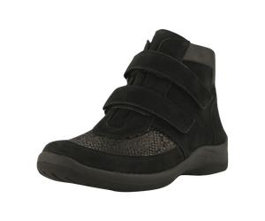 Waldläufer DENVER KROKUSSTR. BRONX für Damen, schwarz, Größe 38 EU / 5 UK