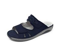 Waldläufer Damen Pantolette GARDA 210504-191-217 marine blau, Damen Größen:38.5, Farben:blau