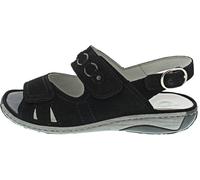 Waldläufer Riemchensandale in bequemer Schuhweite G, schwarz
