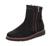 Waldläufer Gesa Stiefelette schwarz dünn gefüttert K-Weite für Damen, schwarz, Größe 42 ½ EU / 8,5 UK