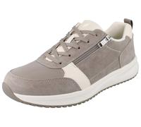 Waldläufer Gonamic H Matti Herren Schnürhalbschuhe grau offwhite Veloursleder Mesh