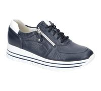 Waldläufer Lana 20 Damenschuhe Schnürschuhe Sportive Sneaker Blau Freizeit, Schuhgröße:EUR 37 | UK 4