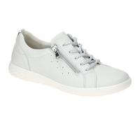 Waldläufer Damenhalbschuhe Cloe H-Weite – bequem, bis 25 mm Absatz/Keil – Weiß Gr. 6