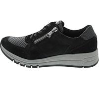 Waldläufer Damen Schnürer H-April – sportlich, Schwarz – Größe 39 EU / 6 UK