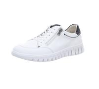 Waldläufer Herren Schnürhalbschuhe 907002-200 Baldo Notte Tobacco, blau, weiß, 7 UK X-Wide