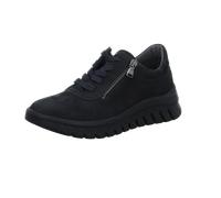 Waldläufer Damenschuhe Biggi Blau Glitzer H-Weite Größe 41.5