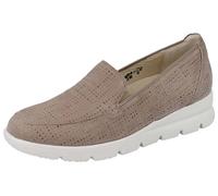 Waldläufer H Bruni Damen Slipper Halbschuhe beige Karin Nubukleder