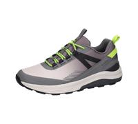 Sneaker WALDLÄUFER "H-CARL", Herren, Gr. 9 (43), grau, neongrün, Synthetik, Textil, Schuhe Sneaker, Outdoorschuh, Freizeitsneaker, waterproof, Schuhweite H (= sehr weit) (29733404-9) grau, neongrün