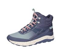 Trekkingschuh WALDLÄUFER "H-CHARLIE", Damen, Gr. 7 (40,5), dunkelblau, zartgrün, Synthetik, Textil, Schuhe Trekkingschuh, Outdoorschuh, Schnürboots in veganer Verarbeitung, H-Weite (56978612-7) dunkel