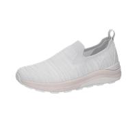 Slip-On Sneaker WALDLÄUFER "H-CHARLIE", Herren, Gr. 5,5 (38,5), hellgrau, Textil, meliert, Schuhe, Schlupfschuh, Slipper in veganer Verarbeitung, H-Weite (66784813-5,5) hellgrau