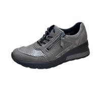 Waldläufer Damenschuhe Elegante Schnürer carbon mouse - Gr. - 8 UK