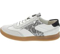 Waldläufer Sneaker H-Daisy Damen mit wechselbarem Fußbett Velour-/Glattleder Grau Gr. 42