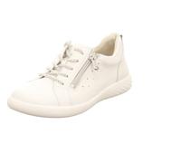 Waldläufer Damen Sneaker H-Cloé Low Weiß/Silber Gr. 40 (EU 40 / UK 6,5)