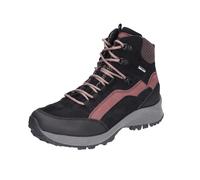 Trekkingschuh WALDLÄUFER "H-EMMA", Damen, Gr. 5 (38), bunt (schwarz, altrosa), Nubukleder, Textil, Schuhe, Outdoor, Schnürschuh, High-Top mit TEX-Membran, Weite H (sehr weit) (14262046-5) schwarz, alt