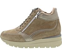 Waldläufer Sneaker Leder Taupe mit Warmfutter Damen Gr. 42